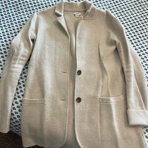 J. Crew Tan Knit Cardigan